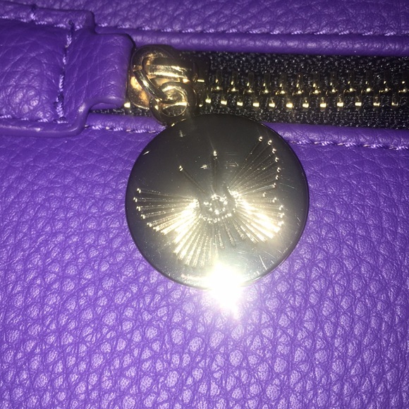 SOLD: Avon Deep Purple Wristlet w/ Gold Butterfly Emblem - Picture 3 of 11